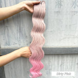 Synthetic High Temperature Soft Hair Extensions