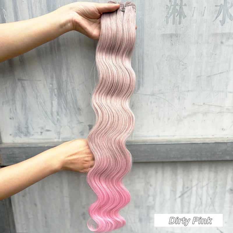 Synthetic High Temperature Soft Hair Extensions