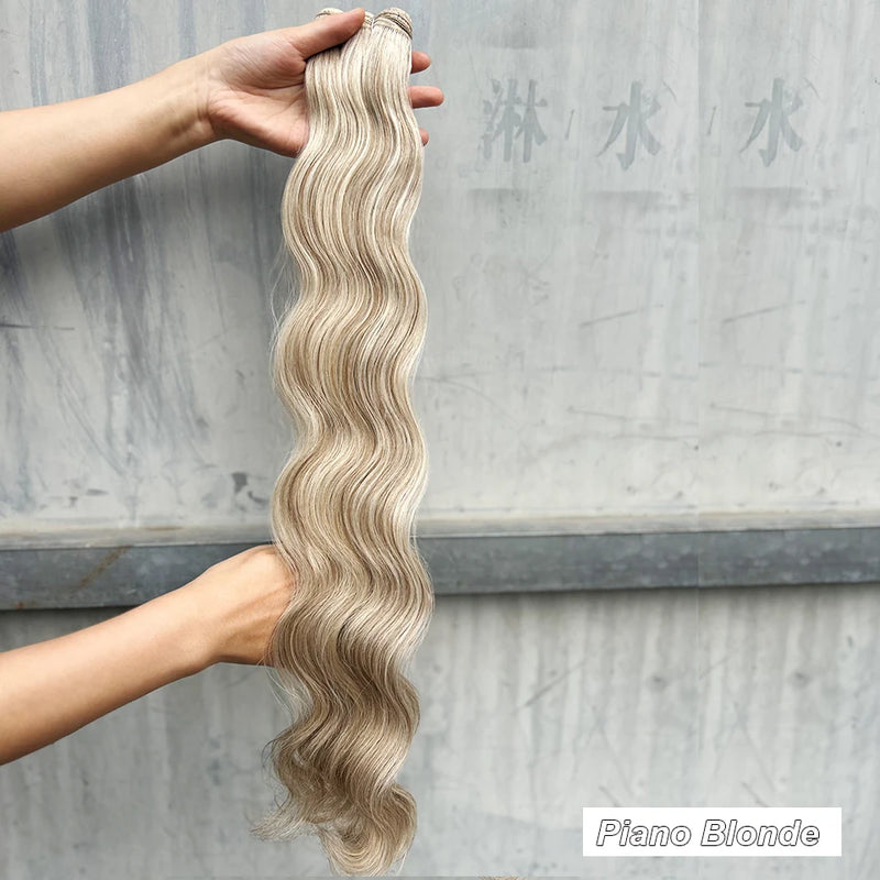 Synthetic High Temperature Soft Hair Extensions