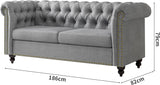 Large Button Back Sofa