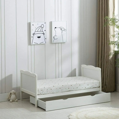 Wooden baby cot bed set