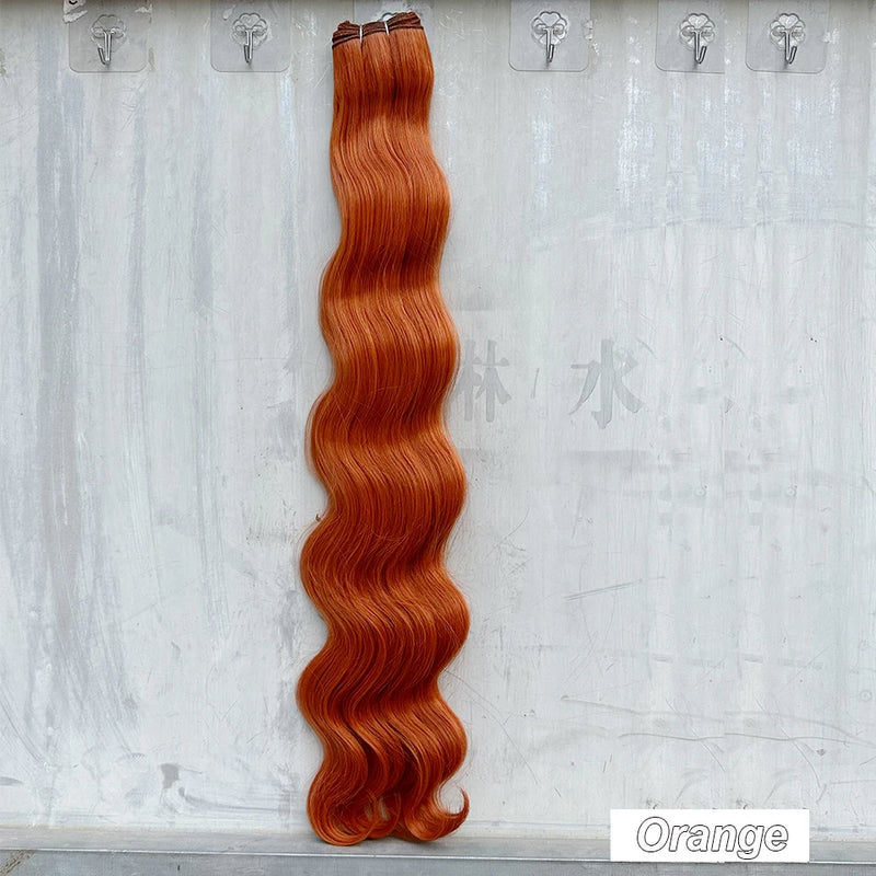 Synthetic High Temperature Soft Hair Extensions