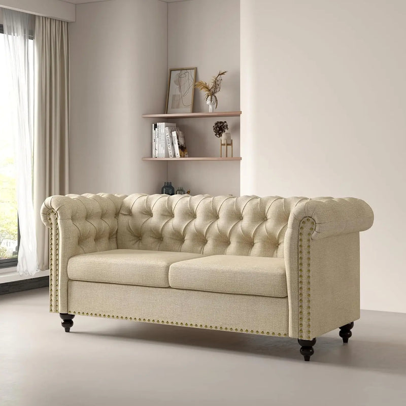 Large Button Back Sofa