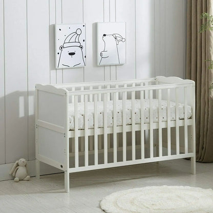 Wooden baby cot bed set