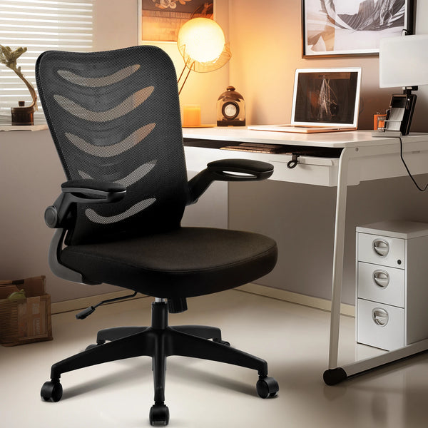 Flip-up Armrests Height Adjustable Office Chair