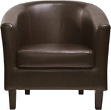 Relaxing PU Leather Tub Chair