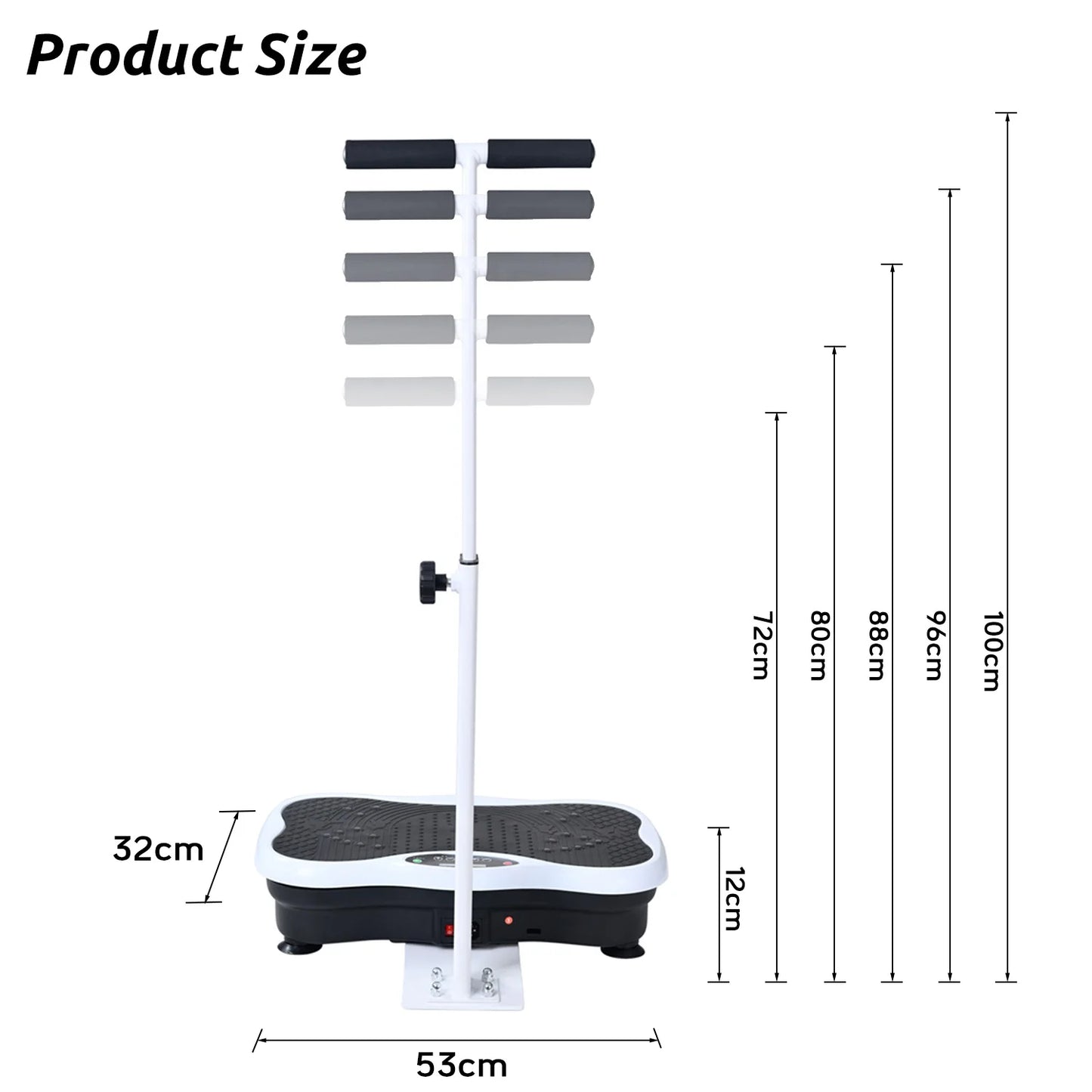 Vibration fitness platform massage machine