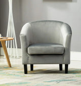 Velevt Fabric Tub Chair