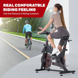 Ergometer Adjustable Magnetic Resistance  Exercise Bicycle