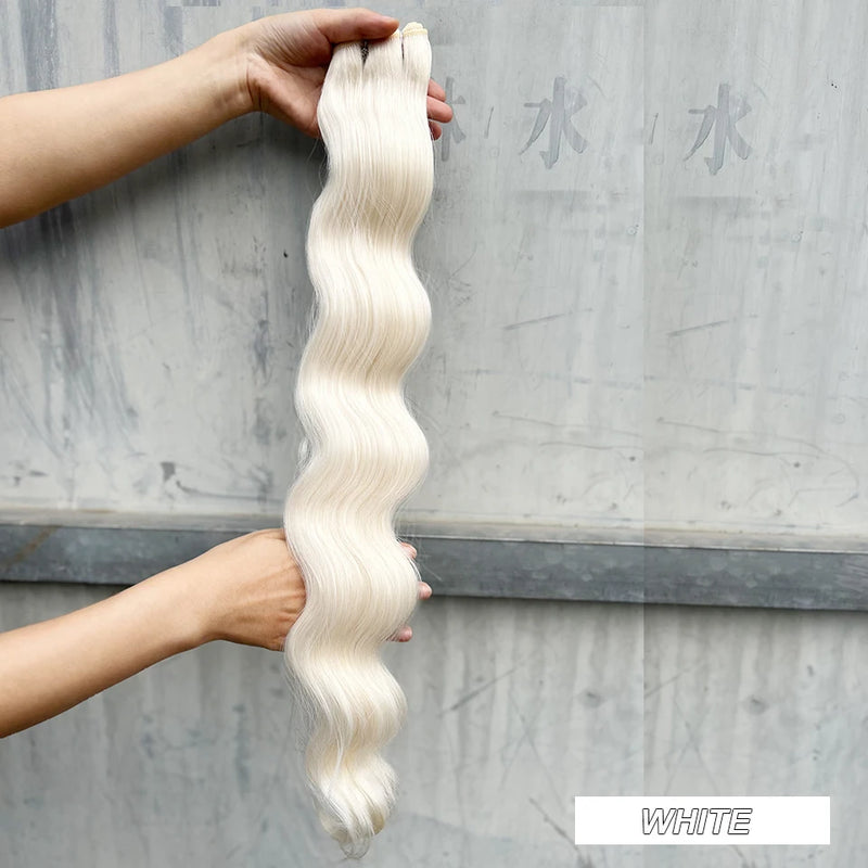 Synthetic High Temperature Soft Hair Extensions