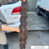Synthetic High Temperature Soft Hair Extensions