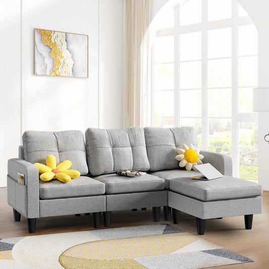 Modern fabric sofa bed