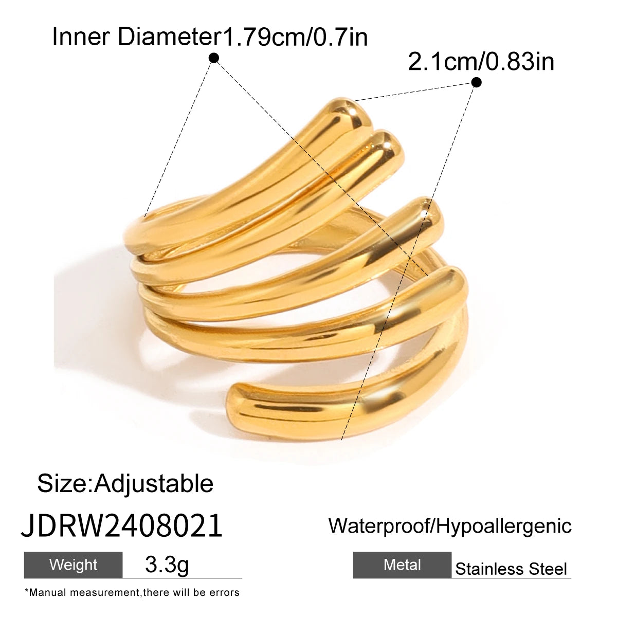 Minimalist Asymmetric Open Ring