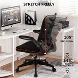 Flip-up Armrests Height Adjustable Office Chair