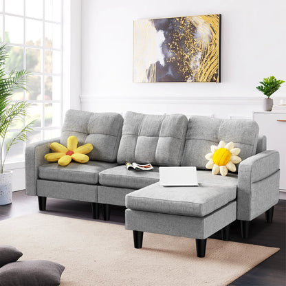 Modern fabric sofa bed