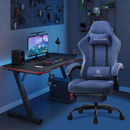 Computer desk chair with pocket spring cushion