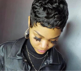 Brazilian Remy Hair Pixie Cut Wig