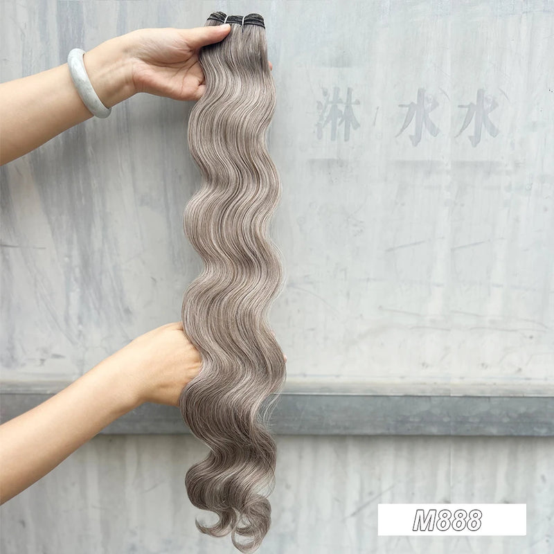 Synthetic High Temperature Soft Hair Extensions