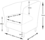 Relaxing PU Leather Tub Chair