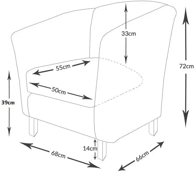 Relaxing PU Leather Tub Chair