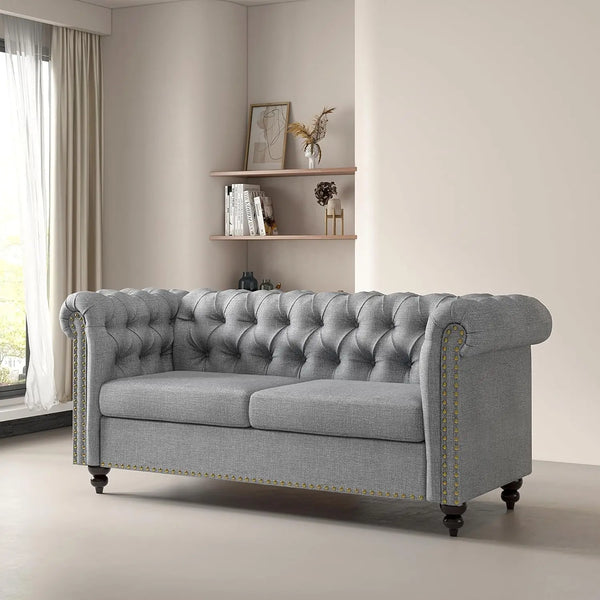 Large Button Back Sofa