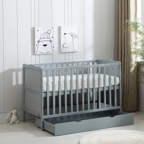 Wooden Baby Cot Bed Set