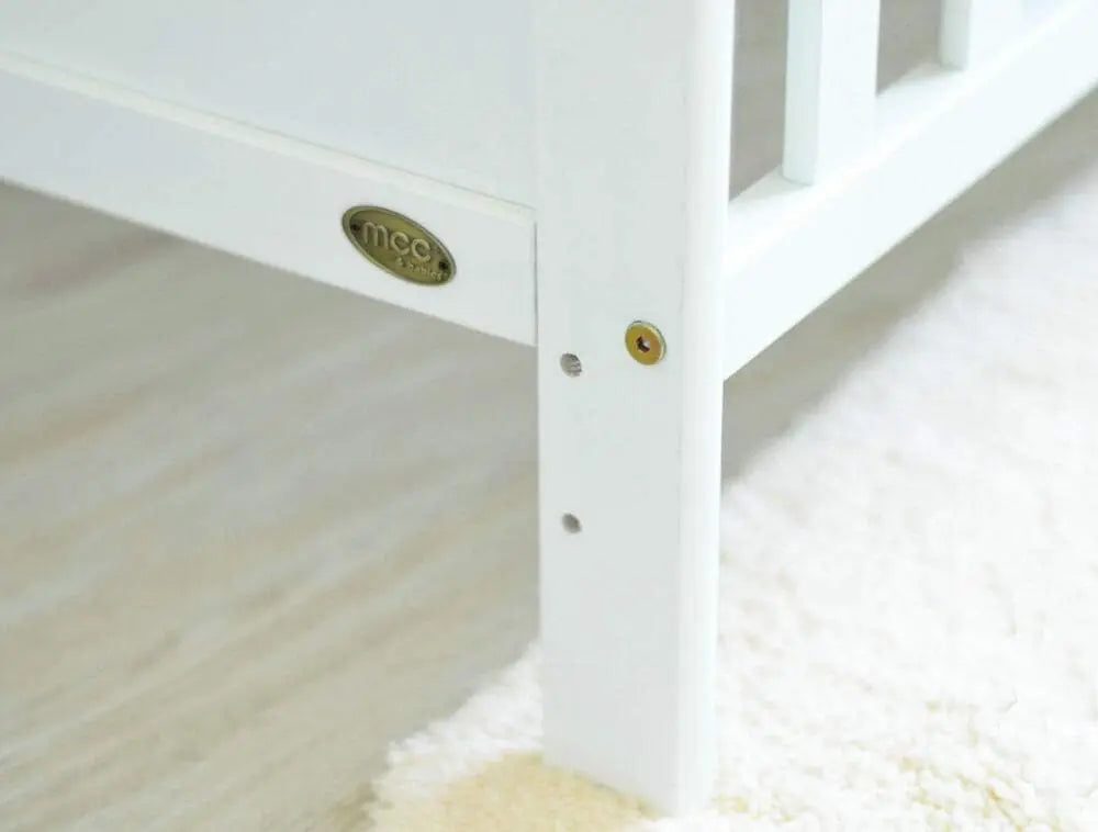 Wooden baby cot bed set