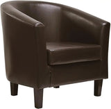 Relaxing PU Leather Tub Chair