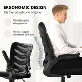 Flip-up Armrests Height Adjustable Office Chair