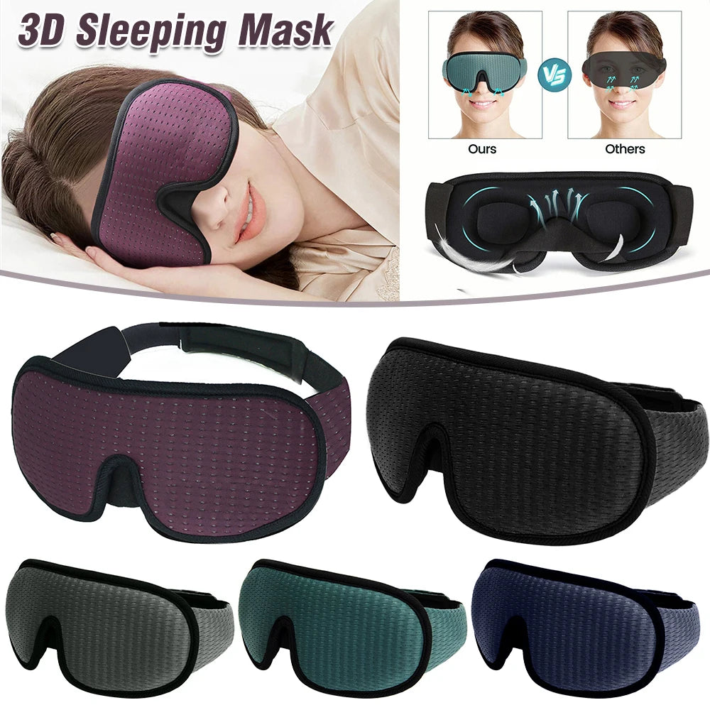 Soft 3d memory foam padded blindfold