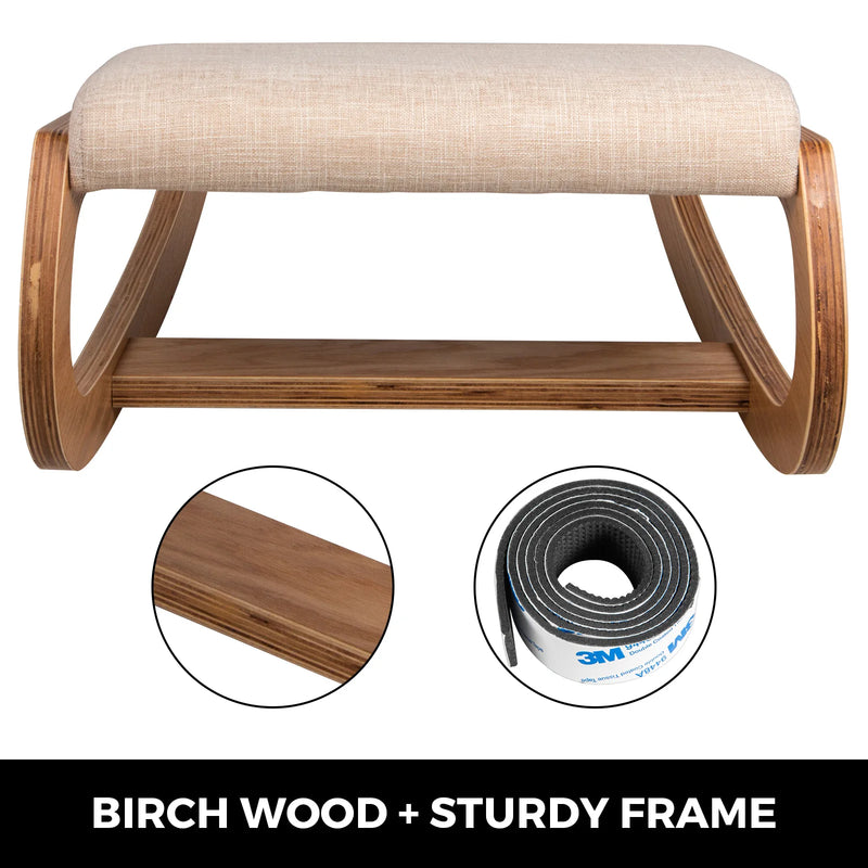 Rocking Wood Knee Computer Chair