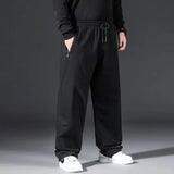 Men's Warm Plush Casual Cargo Pants