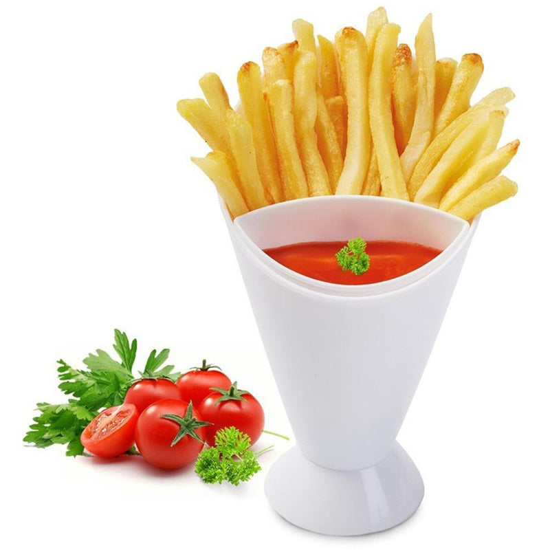 2 in 1  French Fries Cup Holder