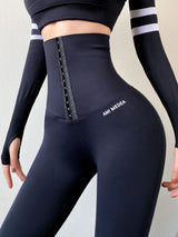 Postpartum High Waist Shapewear Corset Leggings