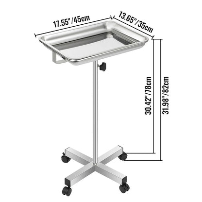 32-51 inch mayo stand with adjustable height