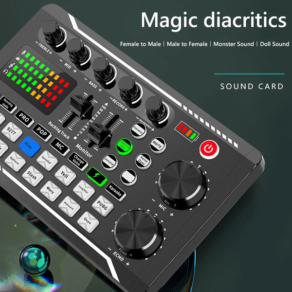 PC Live Audio Mixer Sound Card