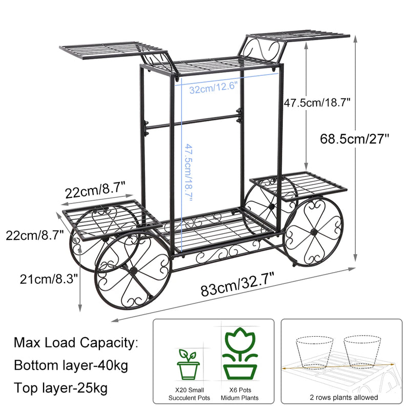 Large Metal Plant Stand