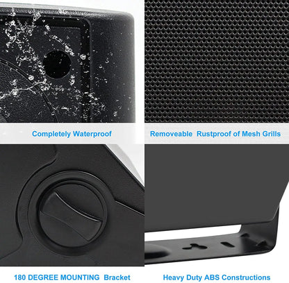 Waterproof dual speakers