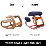 Rocking Wood Knee Computer Chair