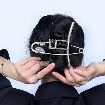 Safety Large Metal Pin Hair Claws