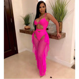 Hollow Out Spaghetti Strap Bodysuit