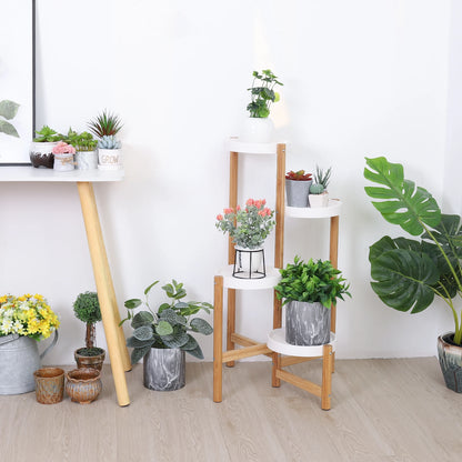 Corner indoor outdoor flower pot