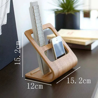 Tv remote control mobile phone storage rack