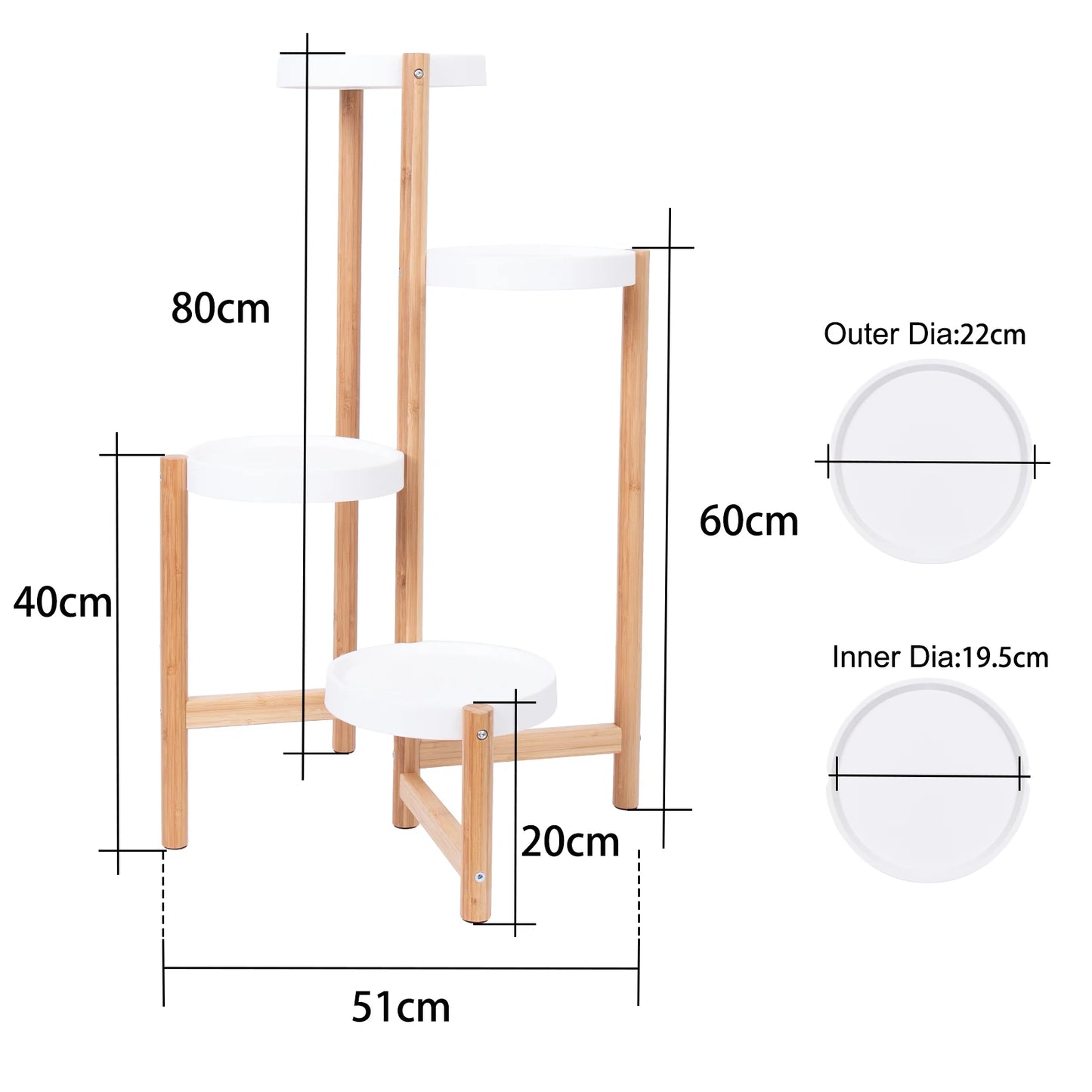Corner indoor outdoor flower pot