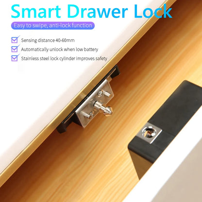Bluetooth invisible cabinet rfid sensor lock