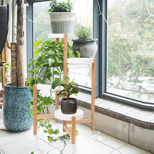 Corner indoor outdoor flower pot