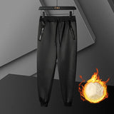 Men's Warm Plush Casual Cargo Pants