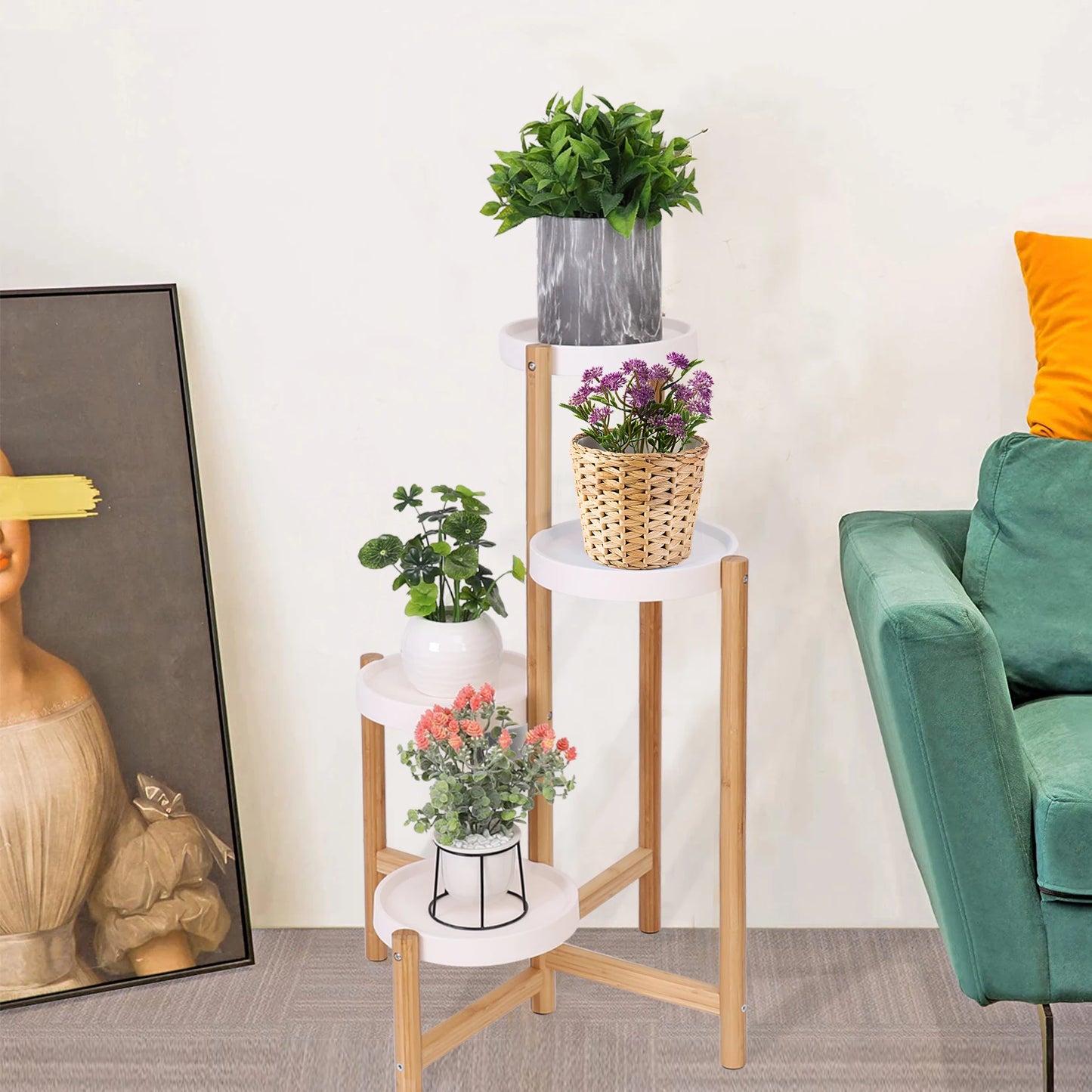 Corner indoor outdoor flower pot
