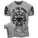 Men's Fitness T-Shirt - Short Sleeve Gym Wear | East R Us