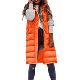 Loose Single-Breasted Cardigan Parkas Winter Vest Coat